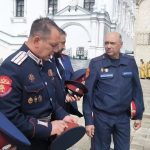 Верность долгу и вере: домодедовские казаки встали в строй у стен Кремля в День Крещения Руси